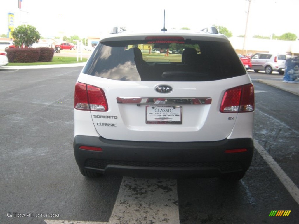 2011 Sorento EX - Snow White Pearl / Beige photo #4