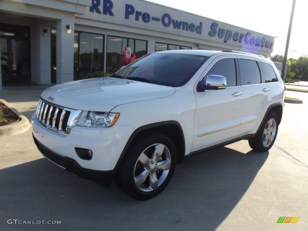 2011 Grand Cherokee Limited - Stone White / Black photo #1