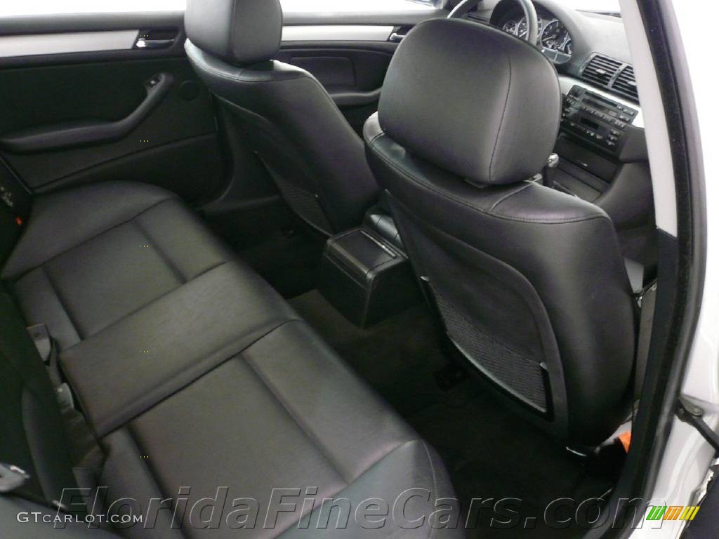 2001 3 Series 330i Sedan - Titanium Silver Metallic / Black photo #16