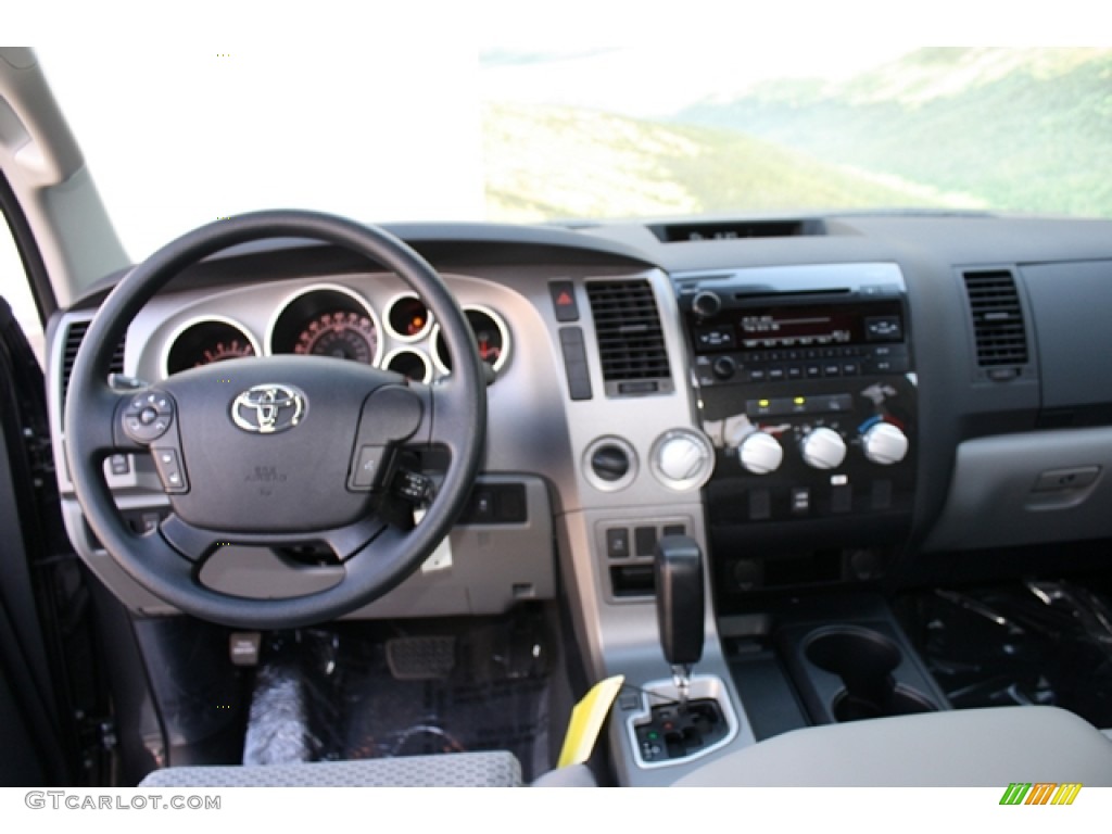 2012 Tundra Double Cab 4x4 - Magnetic Gray Metallic / Graphite photo #8