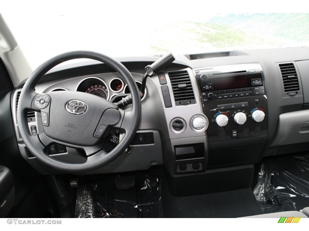 2012 Tundra Double Cab 4x4 - Super White / Graphite photo #8