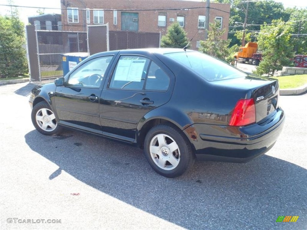 2002 Jetta GLS Sedan - Black / Black photo #3