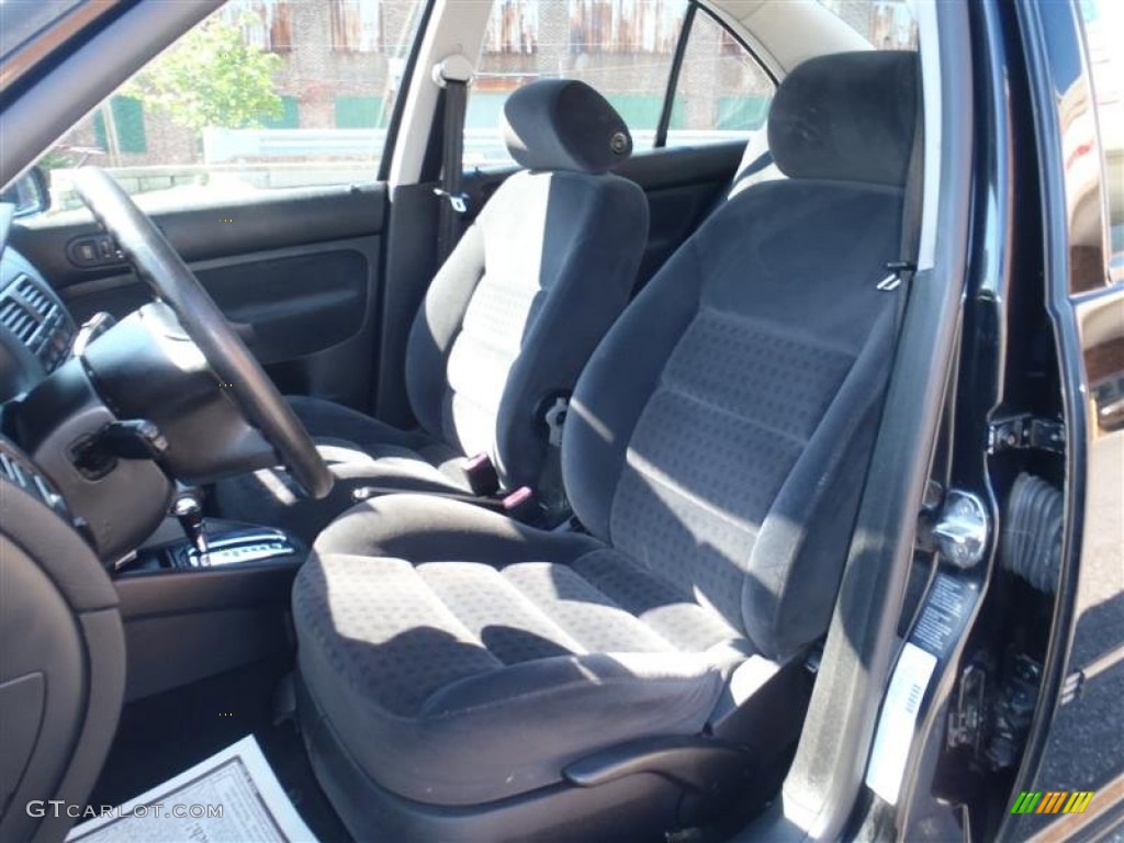 2002 Jetta GLS Sedan - Black / Black photo #5