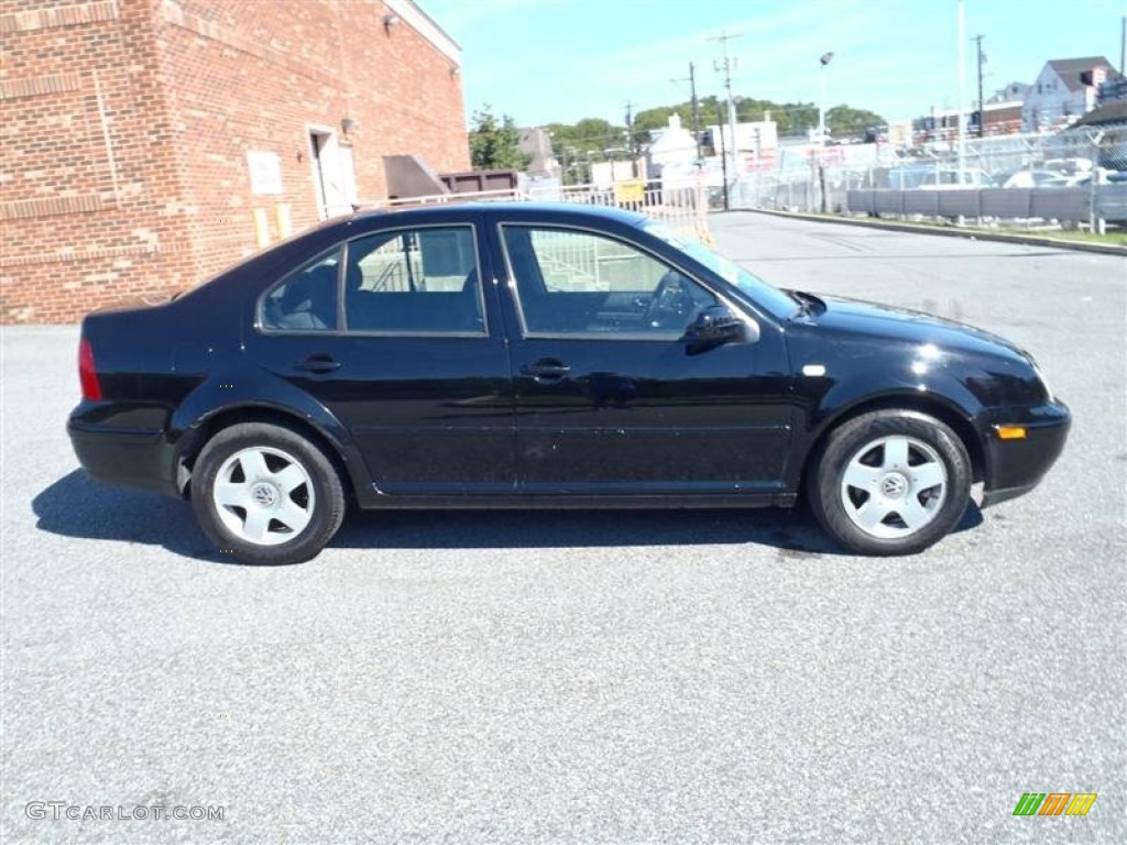 2002 Jetta GLS Sedan - Black / Black photo #13