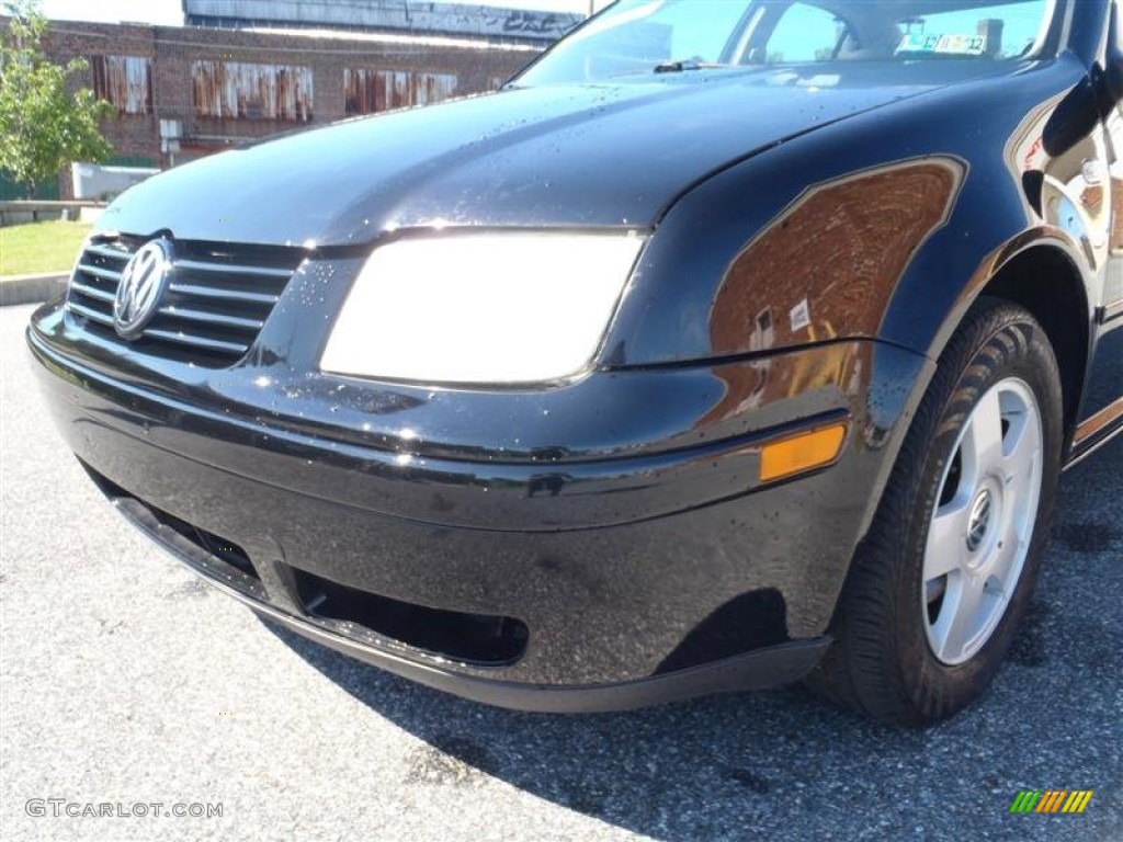 2002 Jetta GLS Sedan - Black / Black photo #17