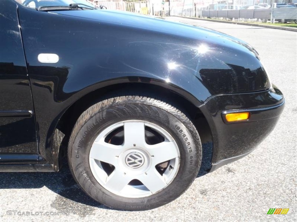 2002 Jetta GLS Sedan - Black / Black photo #31