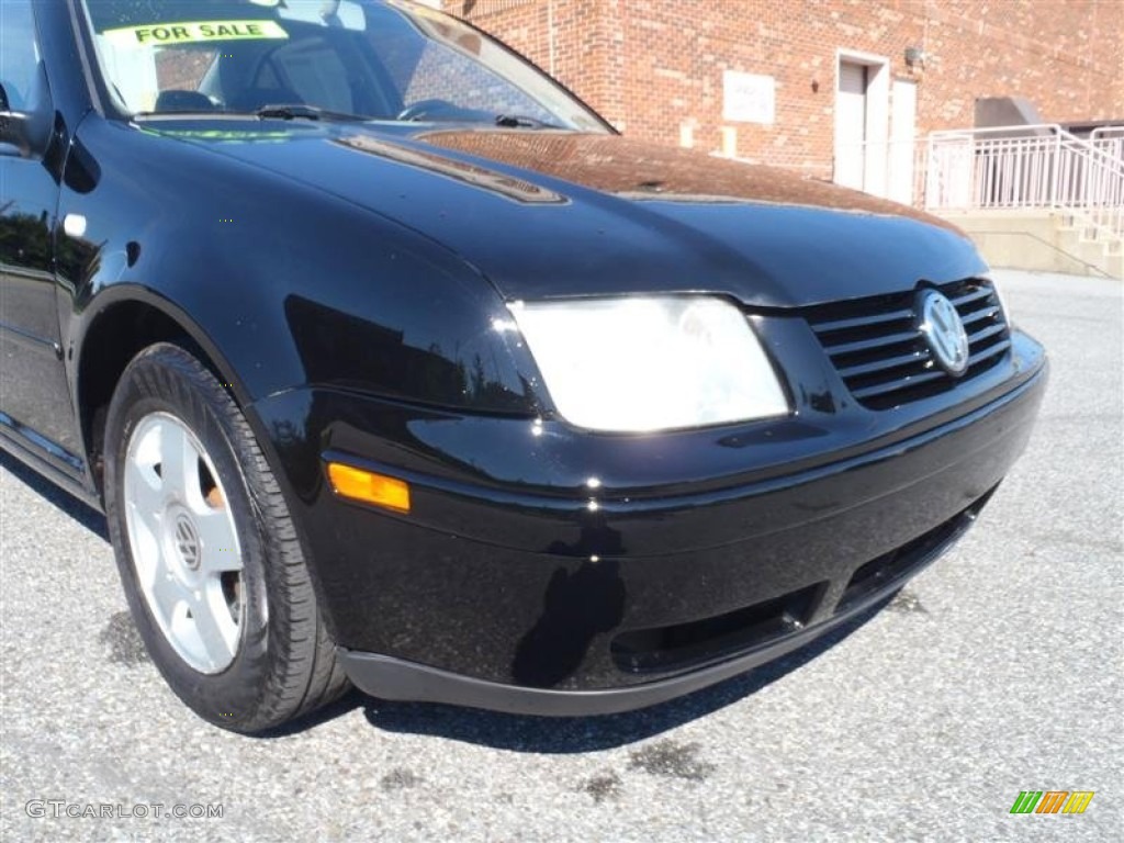 2002 Jetta GLS Sedan - Black / Black photo #32