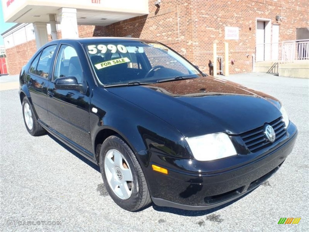 2002 Jetta GLS Sedan - Black / Black photo #33