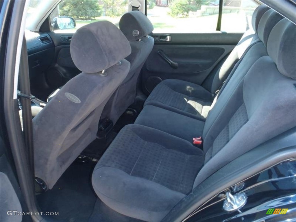 2002 Jetta GLS Sedan - Black / Black photo #37