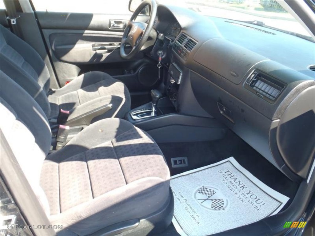2002 Jetta GLS Sedan - Black / Black photo #42