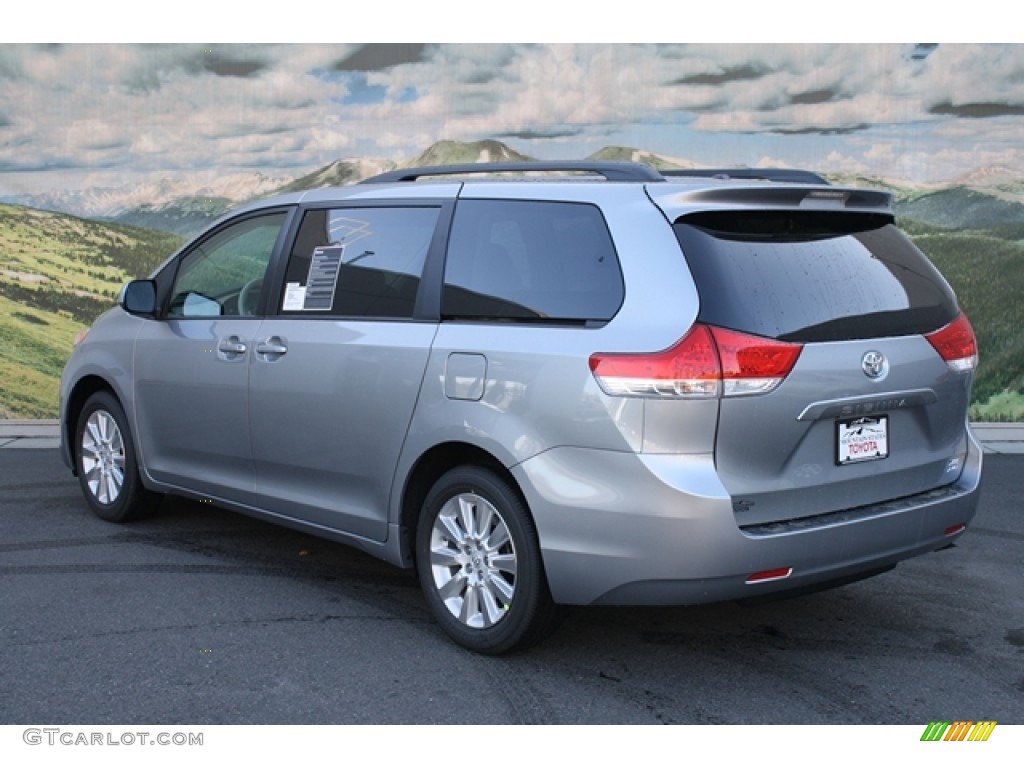 2012 Sienna XLE AWD - Silver Sky Metallic / Light Gray photo #2