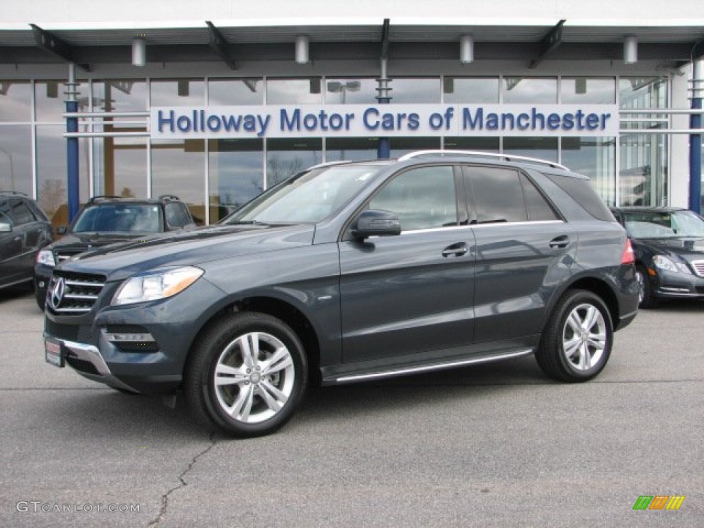 2012 ML 350 BlueTEC 4Matic - Steel Grey Metallic / Black photo #1