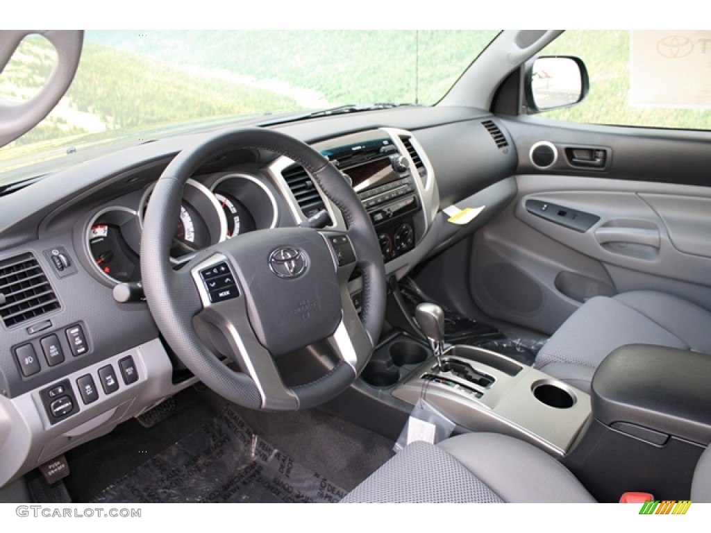 2012 Tacoma TX Pro Double Cab 4x4 - Magnetic Gray Mica / Graphite photo #4