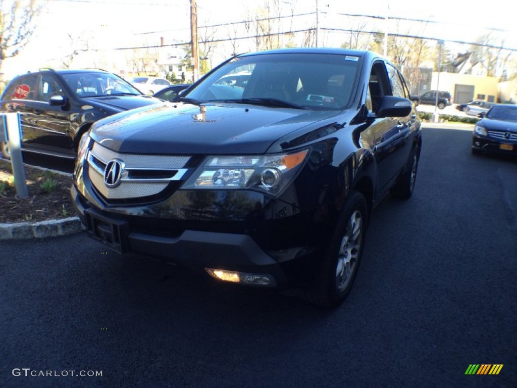2007 MDX  - Formal Black Pearl / Ebony photo #4