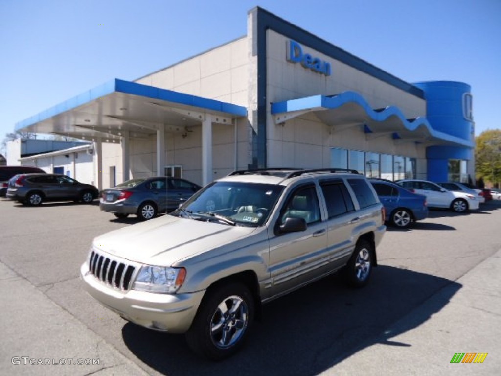 2003 Grand Cherokee Limited 4x4 - Light Pewter Metallic / Taupe photo #1