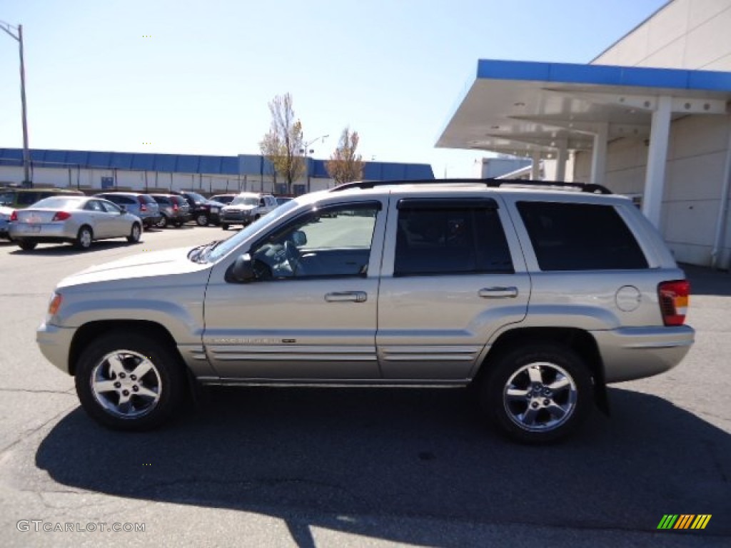 2003 Grand Cherokee Limited 4x4 - Light Pewter Metallic / Taupe photo #2