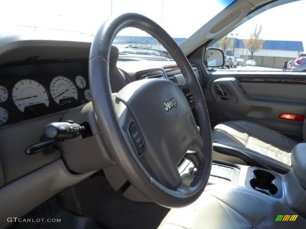 2003 Grand Cherokee Limited 4x4 - Light Pewter Metallic / Taupe photo #14