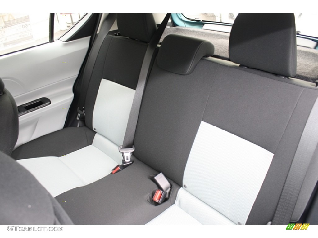 2012 Prius c Hybrid Three - Summer Rain Metallic / Light Blue Gray/Black photo #7