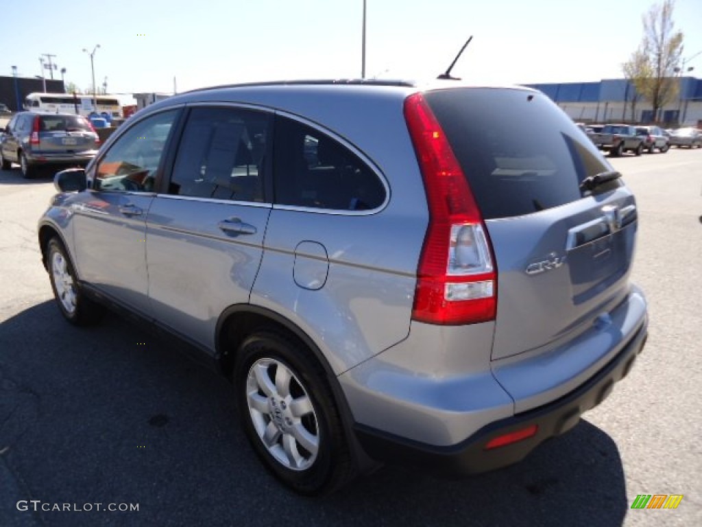 2009 CR-V EX-L 4WD - Glacier Blue Metallic / Gray photo #3