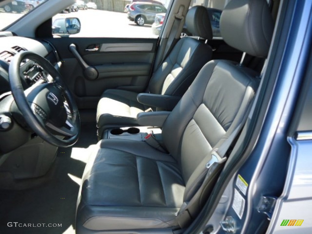 2009 CR-V EX-L 4WD - Glacier Blue Metallic / Gray photo #10