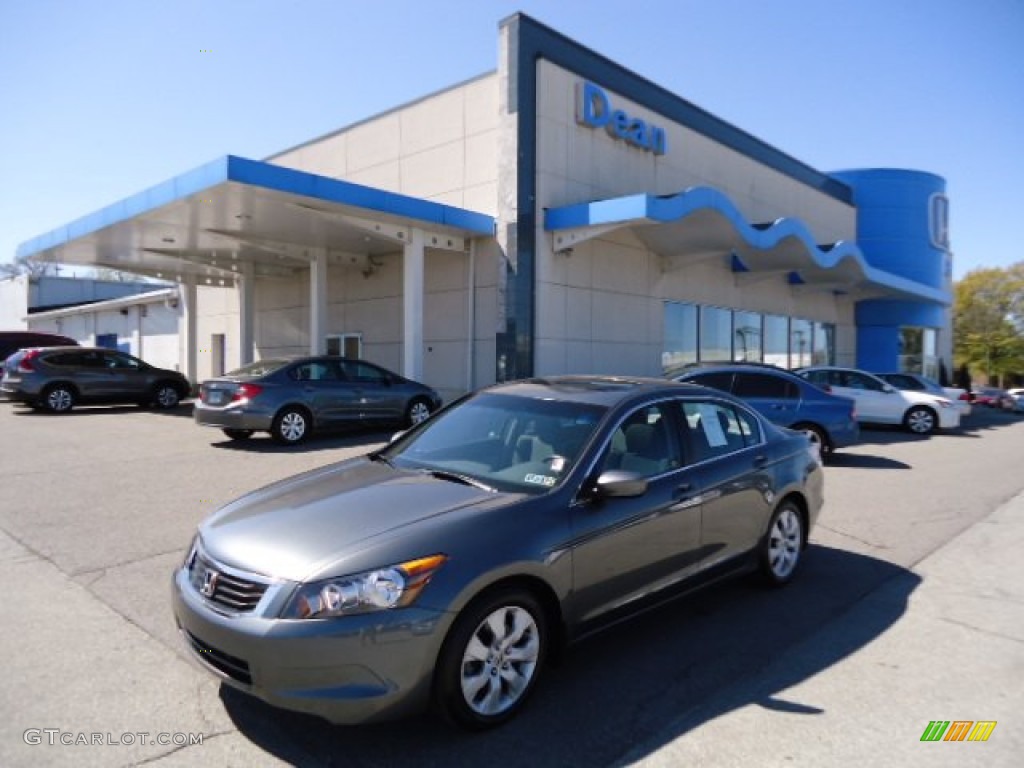 2010 Accord EX Sedan - Polished Metal Metallic / Gray photo #1