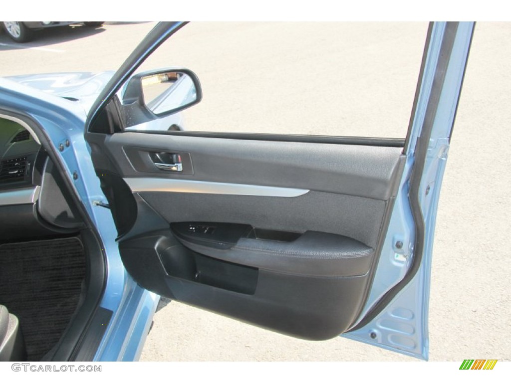 2010 Legacy 2.5i Premium Sedan - Sky Blue Metallic / Off Black photo #17