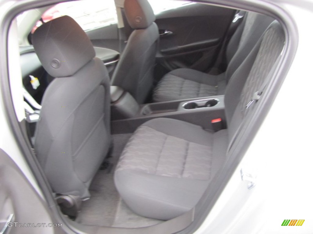 Jet Black/Ceramic White Accents Interior 2012 Chevrolet Volt Hatchback Photo #63499856