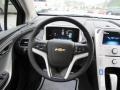 Jet Black/Ceramic White Accents Steering Wheel Photo for 2012 Chevrolet Volt #63499870