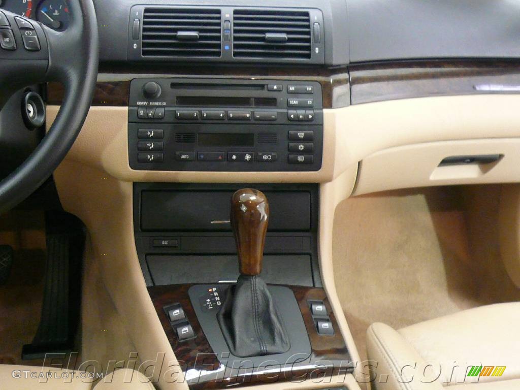 2001 3 Series 325i Coupe - Jet Black / Sand photo #15