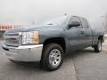 2012 Blue Granite Metallic Chevrolet Silverado 1500 LS Extended Cab  photo #3