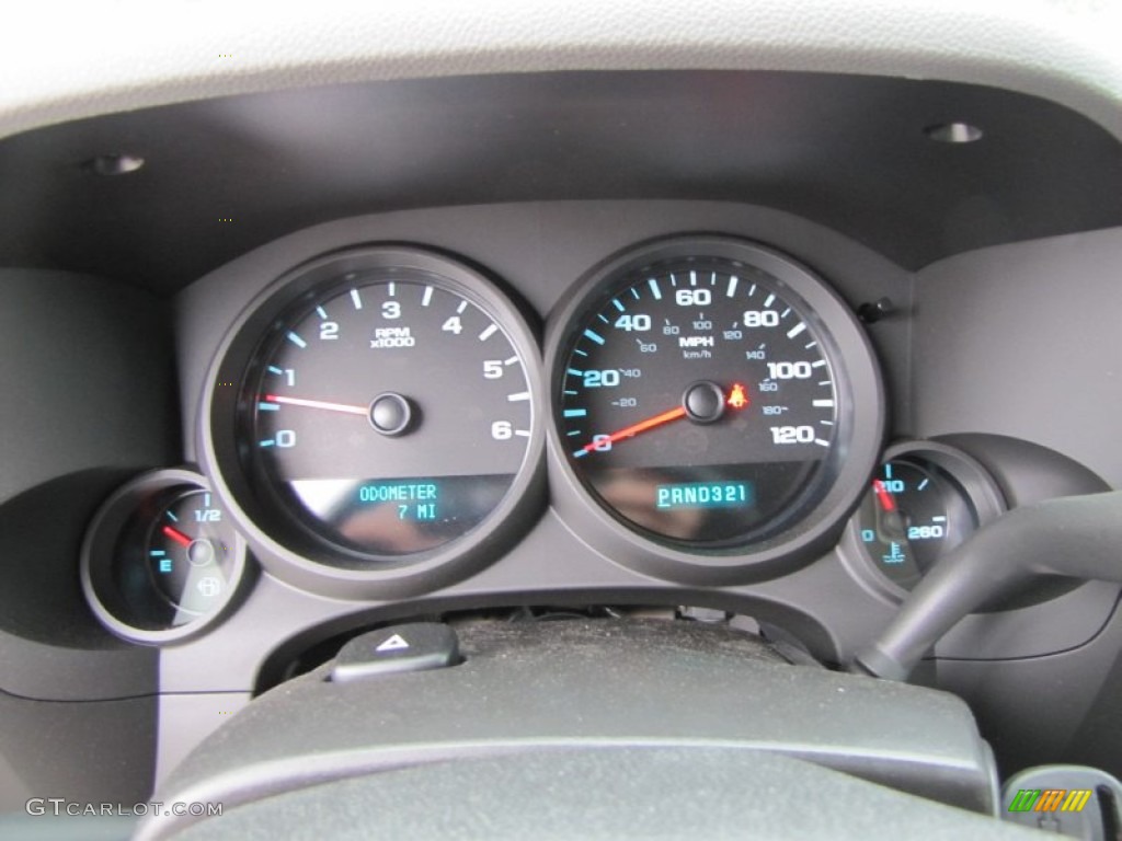 2012 Silverado 1500 LS Extended Cab - Blue Granite Metallic / Dark Titanium photo #14