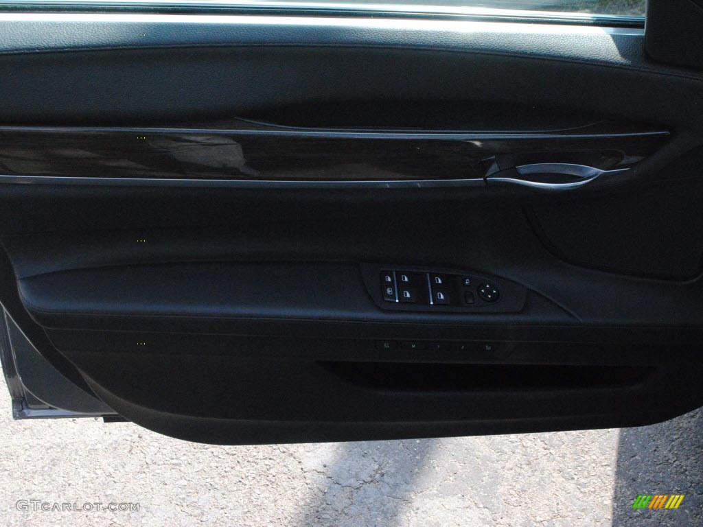 2009 7 Series 750Li Sedan - Space Grey Metallic / Black Nappa Leather photo #15