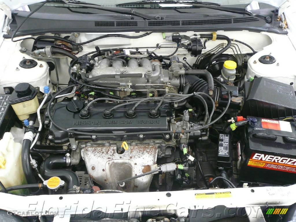 1998 Sentra GXE - Cloud White / Gray photo #9