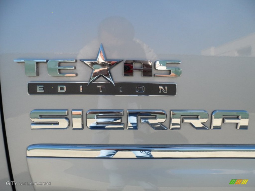 2011 Sierra 1500 Texas Edition Extended Cab - Pure Silver Metallic / Dark Titanium/Light Titanium photo #16