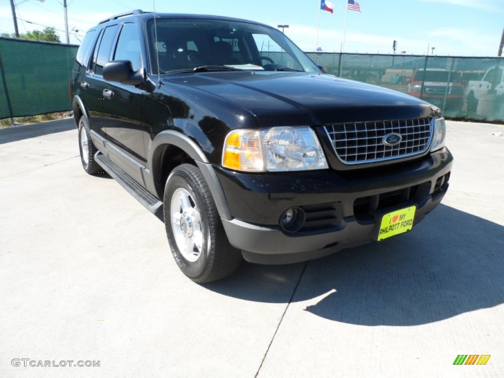 2003 Explorer XLT - Black / Graphite Grey photo #1