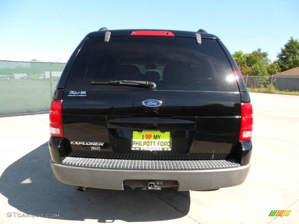 2003 Explorer XLT - Black / Graphite Grey photo #3