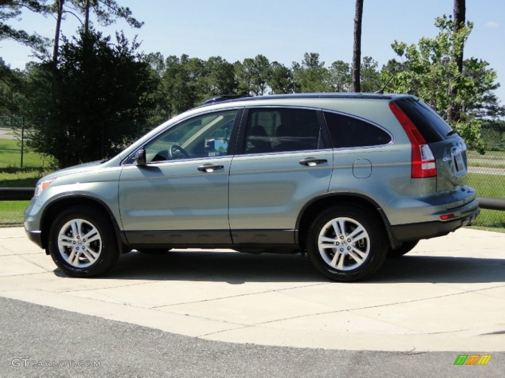 2010 CR-V EX - Opal Sage Metallic / Ivory photo #7