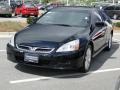 2006 Nighthawk Black Pearl Honda Accord EX V6 Coupe  photo #1