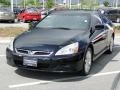 2006 Nighthawk Black Pearl Honda Accord EX V6 Coupe  photo #3