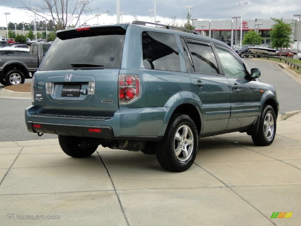 2008 Pilot EX-L - Steel Blue Metallic / Gray photo #5