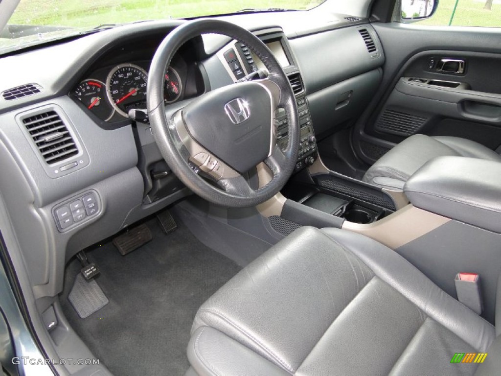 Gray Interior 2008 Honda Pilot EX-L Photo #63508563