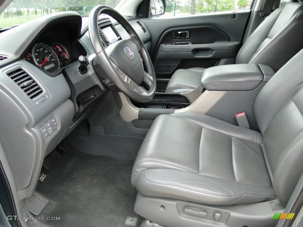 Gray Interior 2008 Honda Pilot EX-L Photo #63508570