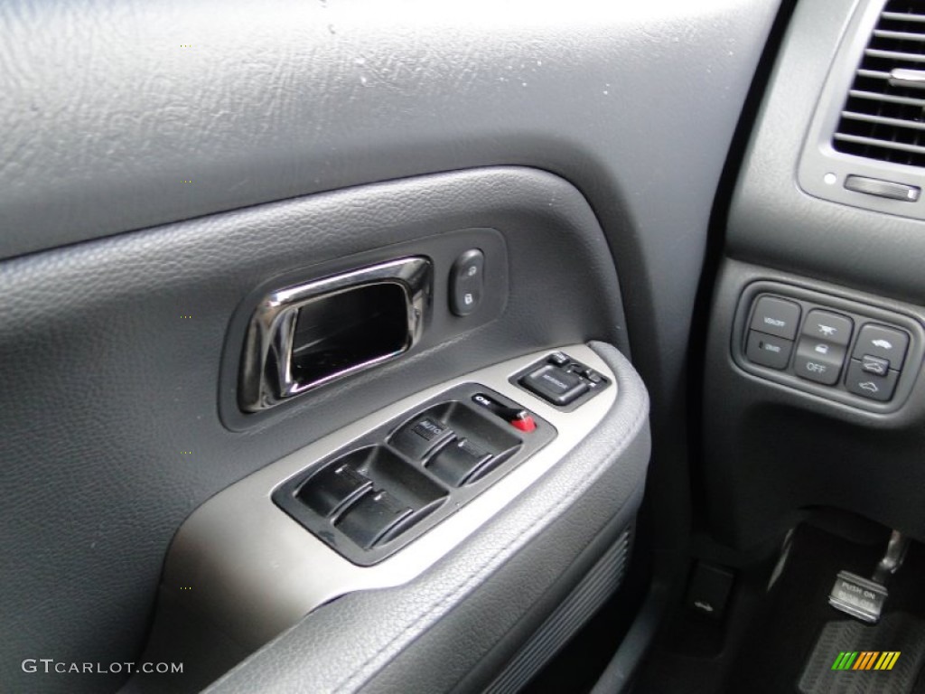 2008 Pilot EX-L - Steel Blue Metallic / Gray photo #15