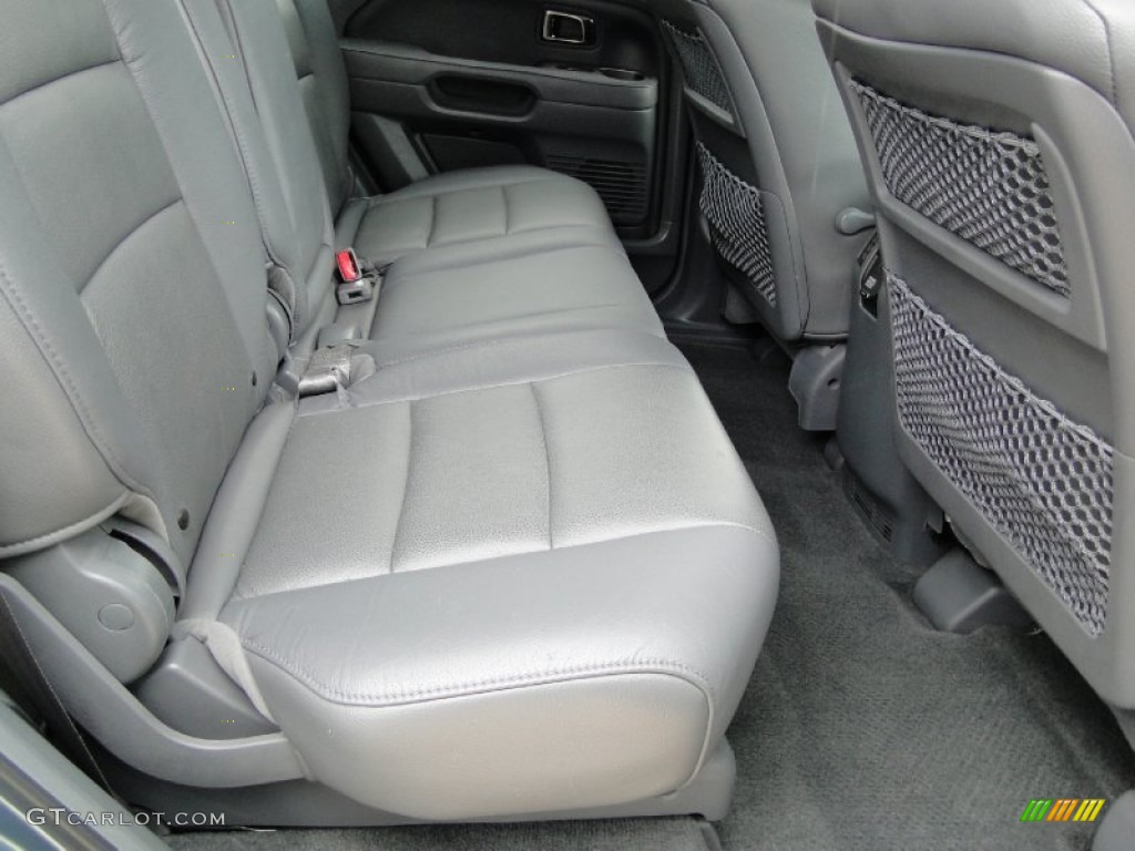 2008 Pilot EX-L - Steel Blue Metallic / Gray photo #26