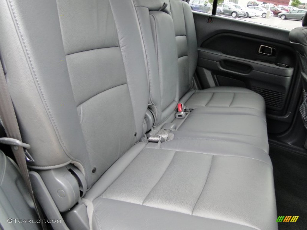 2008 Pilot EX-L - Steel Blue Metallic / Gray photo #27