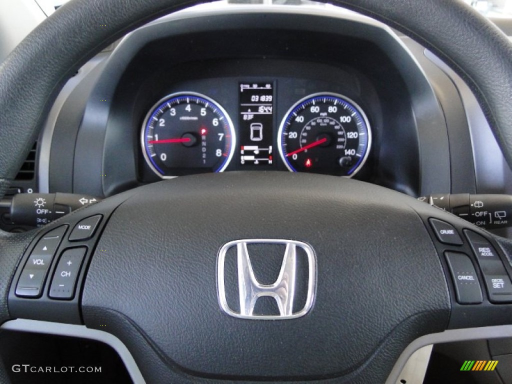 2009 Honda CR-V EX Ivory Steering Wheel Photo #63508786