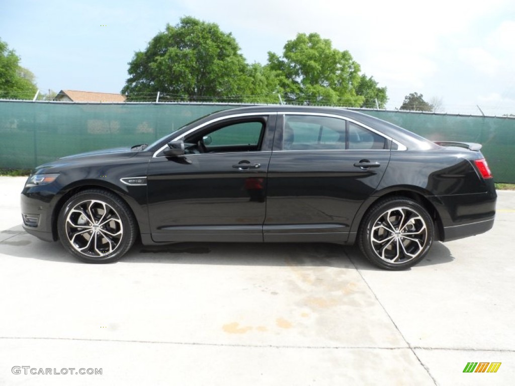 2013 Taurus SHO AWD - Tuxedo Black Metallic / SHO Charcoal Black Leather photo #6