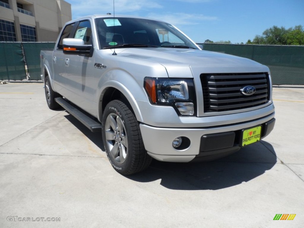 2012 F150 FX2 SuperCrew - Ingot Silver Metallic / Black photo #1