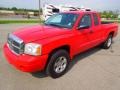 2006 Flame Red Dodge Dakota SLT Club Cab  photo #1