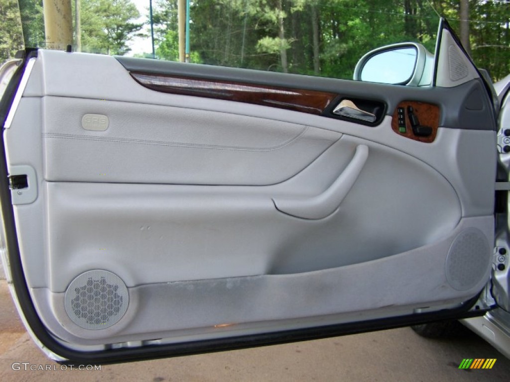 2001 Mercedes-Benz CLK 320 Coupe Ash Door Panel Photo #63511729